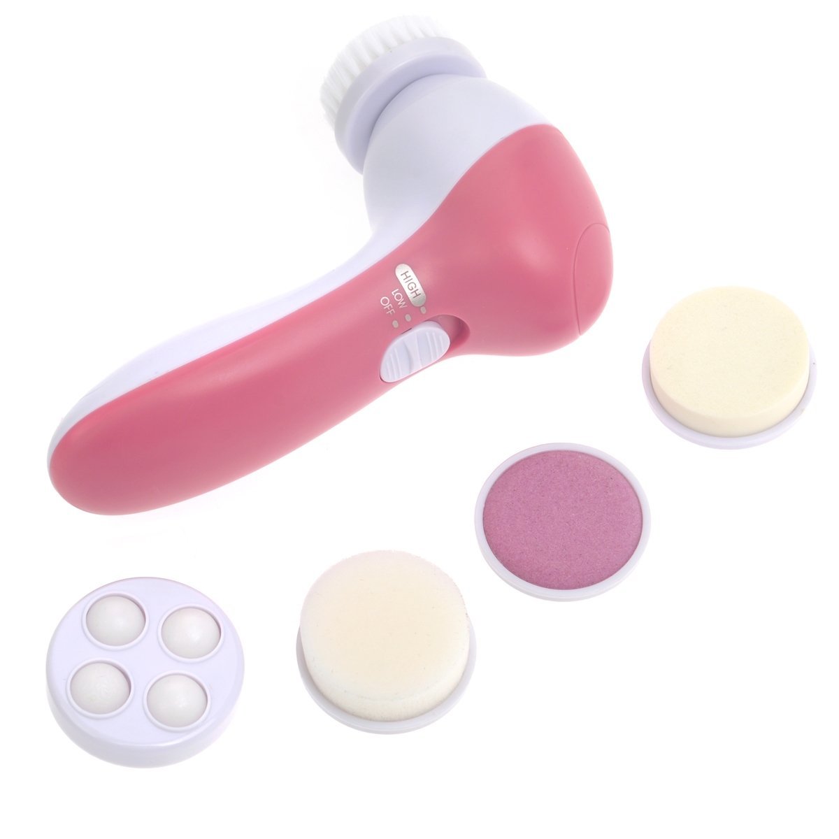 Tinksky Portable 5-in-1 Deep-layer Electric Face Massager Face Cleaner Machine Beauty Instrument